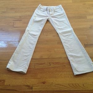 Seven corduroys/ pale dusty rose color